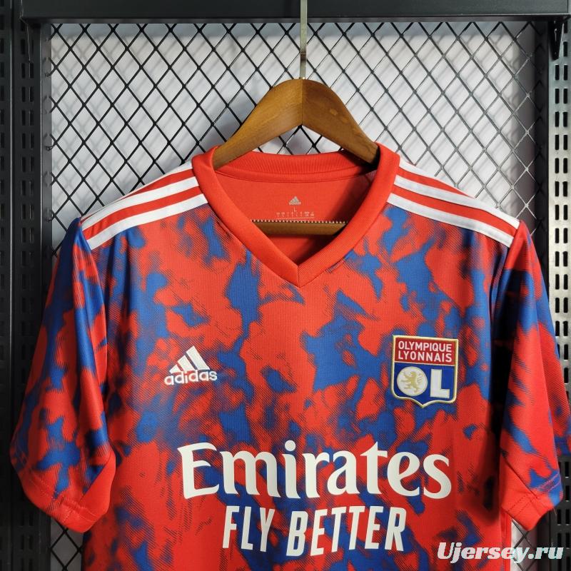 22/23 Olympique Lyonnais Lyon Away Soccer Jersey