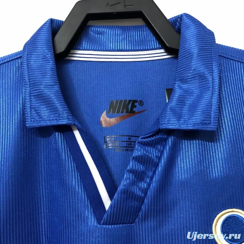 Retro 1998 Italy Home Soccer Jersey