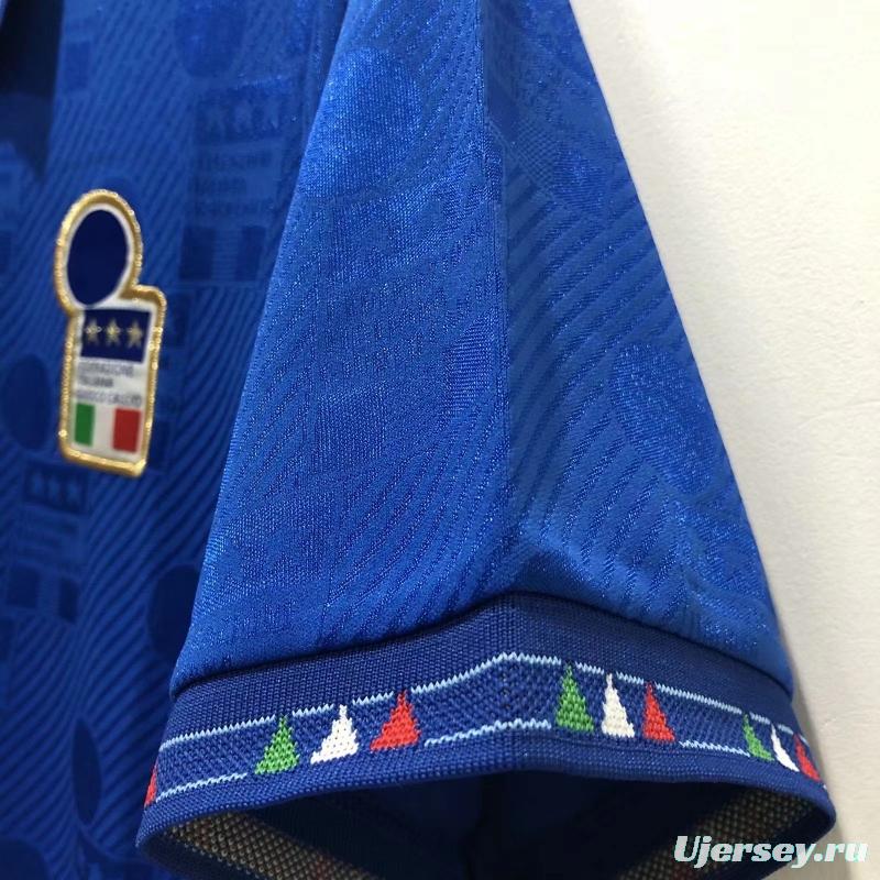 Retro 1994 Italy Home Soccer Jersey