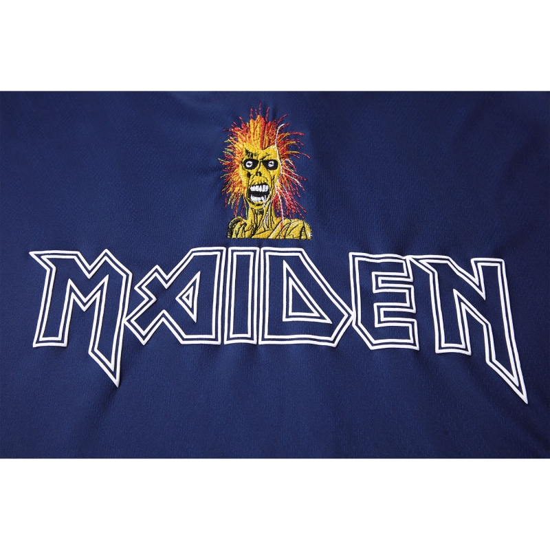 Retro 98/99 West Ham United x Iron Maiden Long Sleeve Navy Jersey