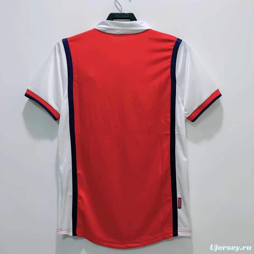 Retro 98/99 Arsenal Home Soccer Jersey