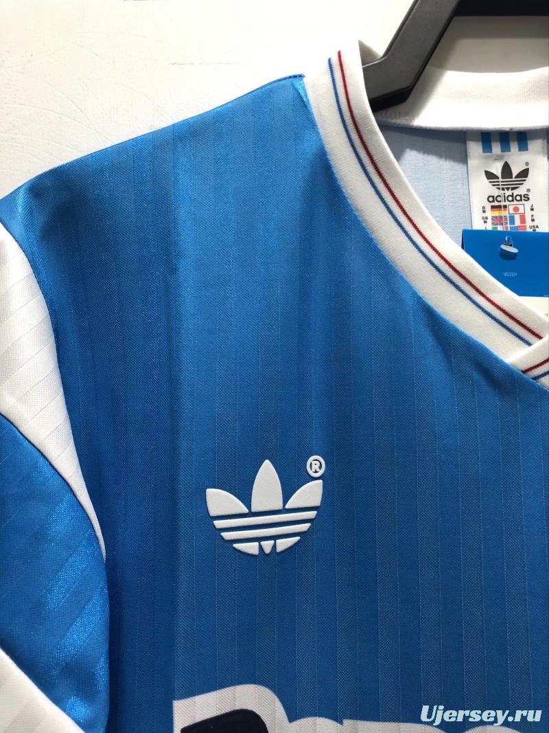 Retro 90/91 Olympique Marseille Away Soccer Jersey