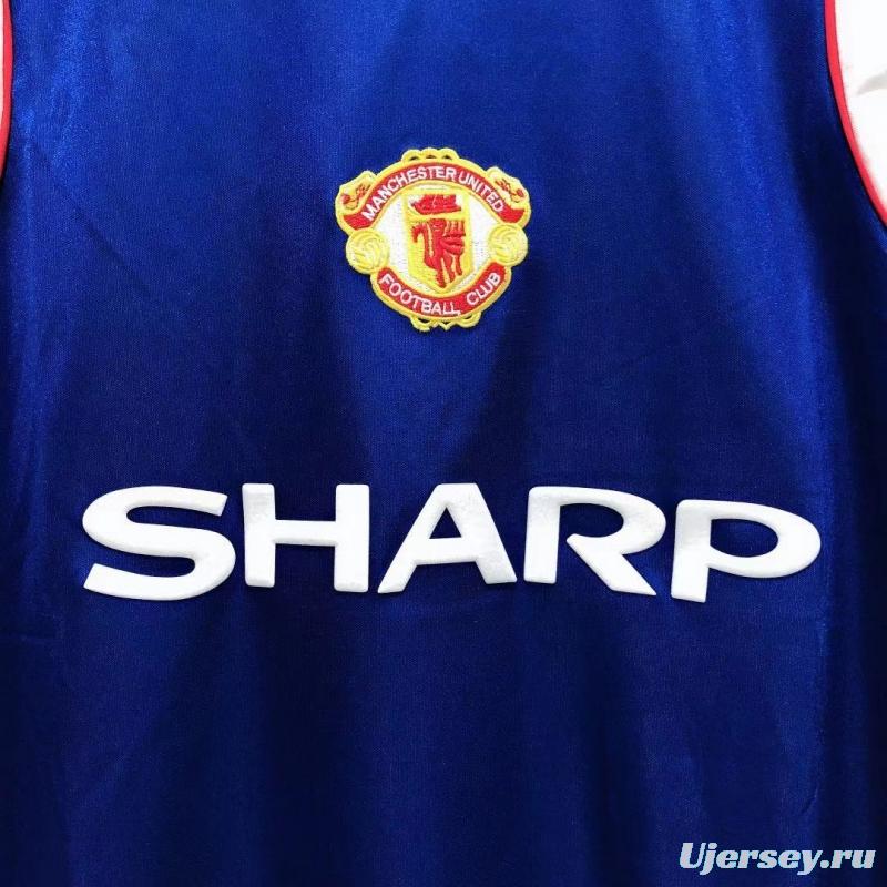 Retro 84/85 Manchester United Away Soccer Jersey