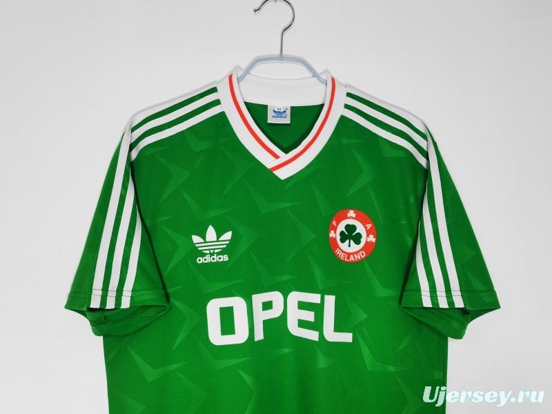 Retro 1990/92 Ireland Home Soccer Jersey