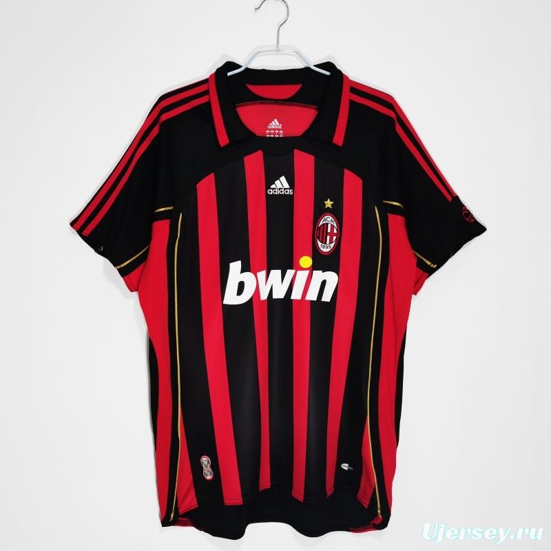 Retro 2006/07 AC Milan Home Soccer Jersey