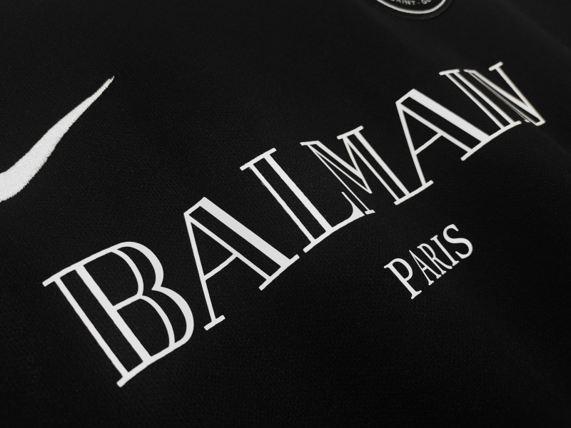 Retro 2020 PSGx Balmain Black Jersey