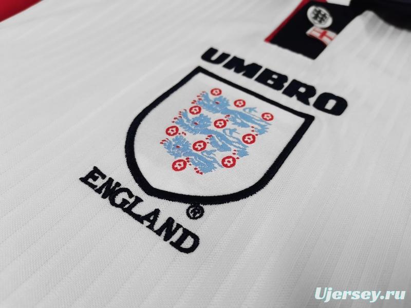 Retro Kids 1998 England Home Soccer Jersey