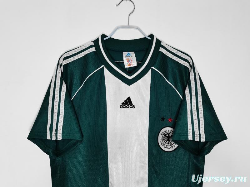 Retro 1998 Germany Away Soccer Jersey