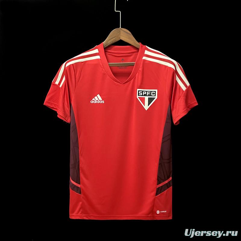 22/23 Sao Paulo Red Training Jersey