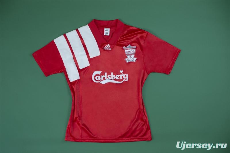 Retro 92/93 Liverpool Home Soccer Jersey