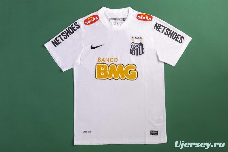 RETRO 12/13 Santos Home Soccer Jersey