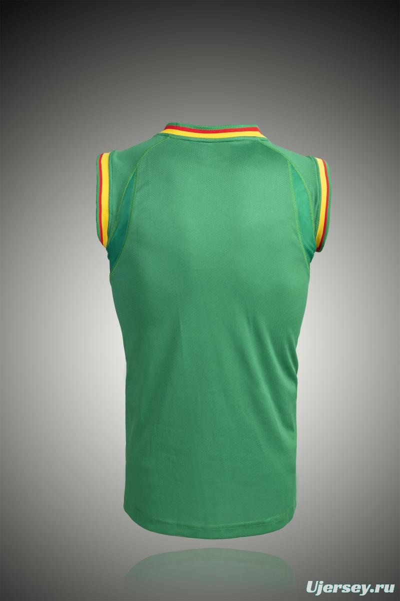 Retro 2002 Cameroon Home Soccer Jersey