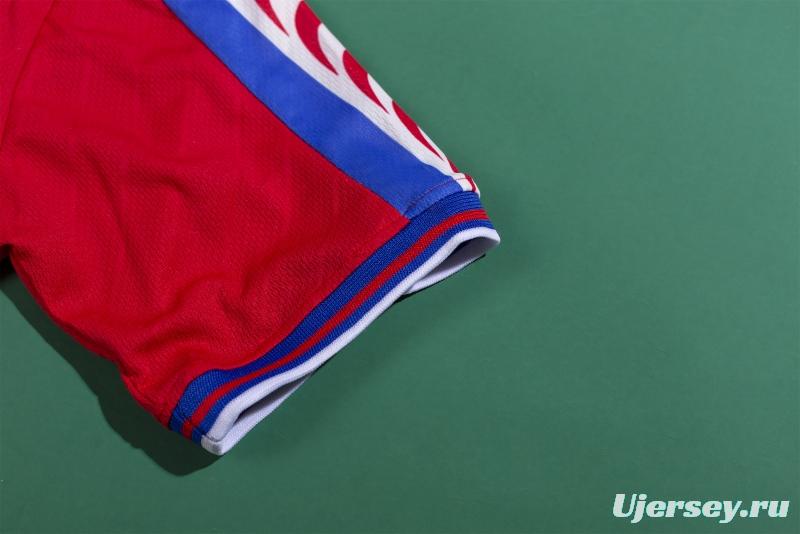 Retro 1996 Czech Republic Home Soccer Jersey