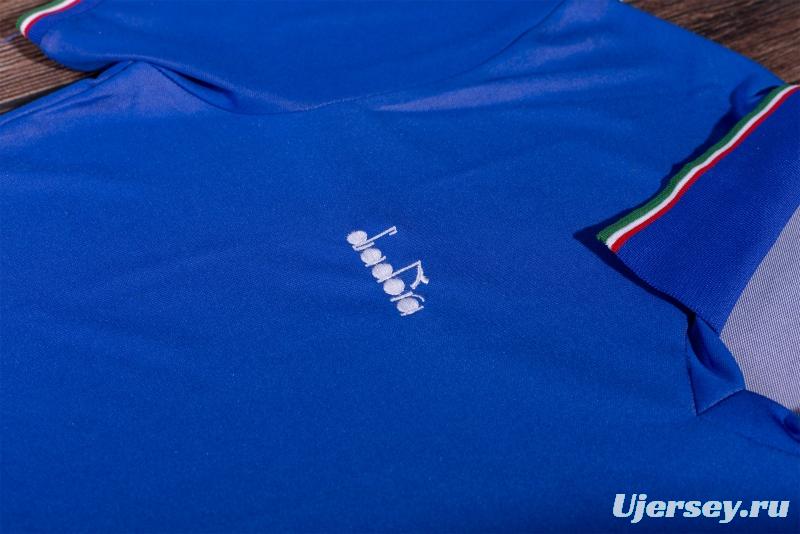 Retro 1990 Italy Home Soccer Jersey