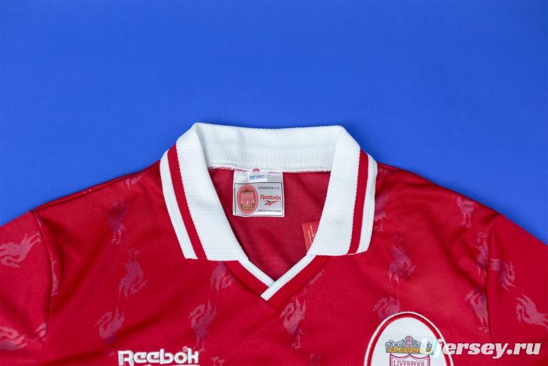 Retro 96/98 Liverpool Home Soccer Jersey