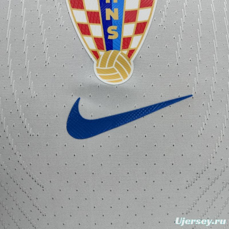 Player Version 2022 Croatia Home Soccer Jersey