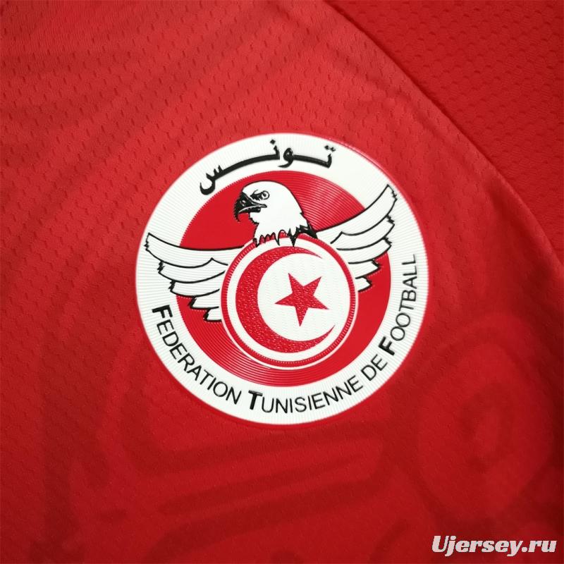 2022 Tunisia Home Soccer Jersey