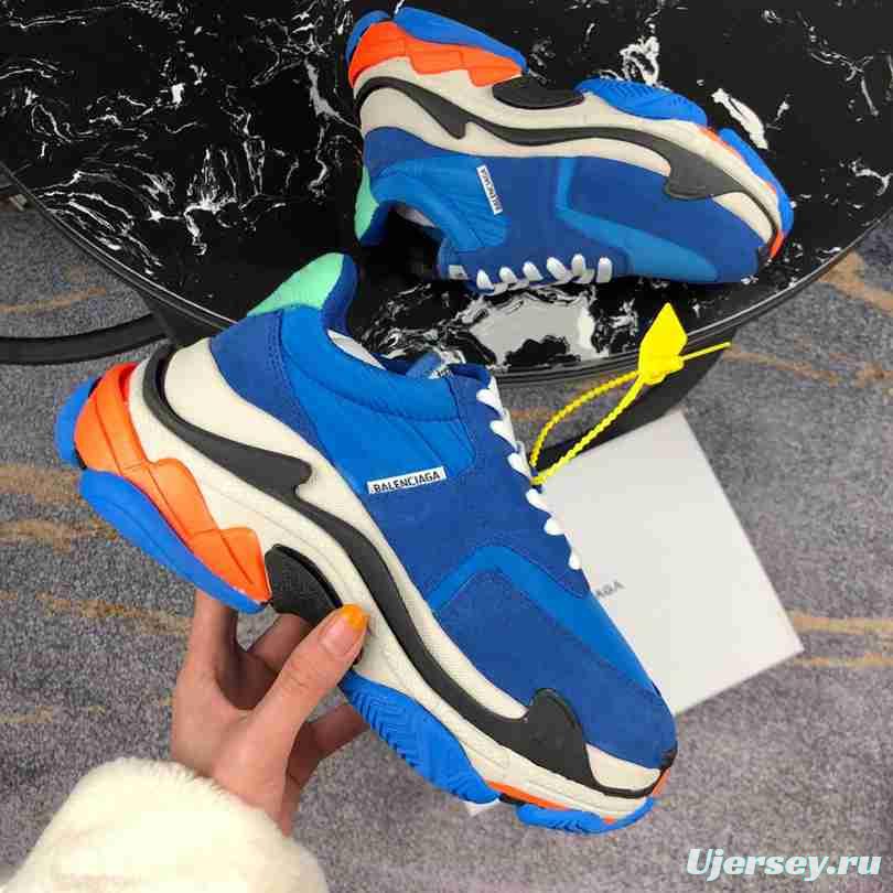 Men Balenciaga Triple-S 2 Blue Sneaker