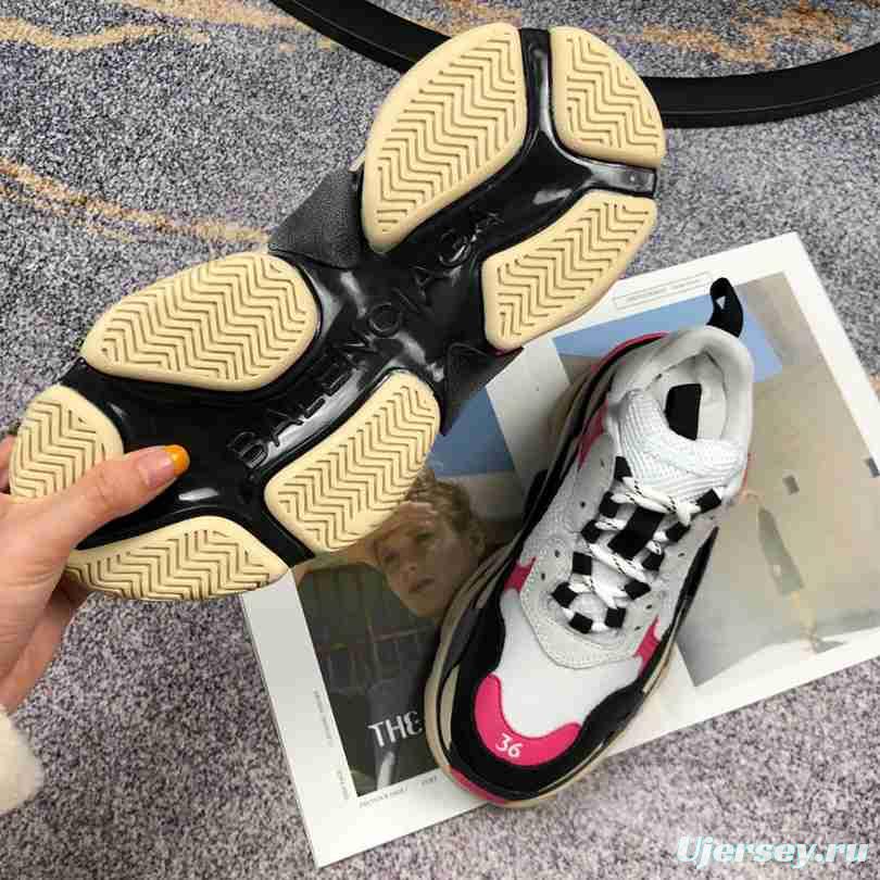 Men Balenciaga Triple-S Sneaker White/Black/Purple