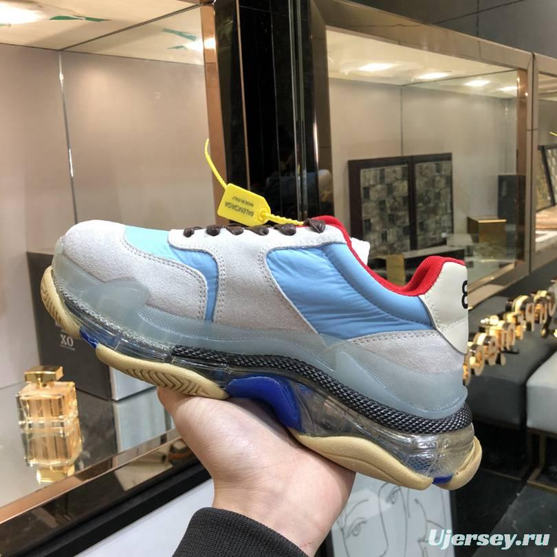 Men/Women Balenciaga Triple S 2.0 Sneaker Grey/Blue Item 6380340