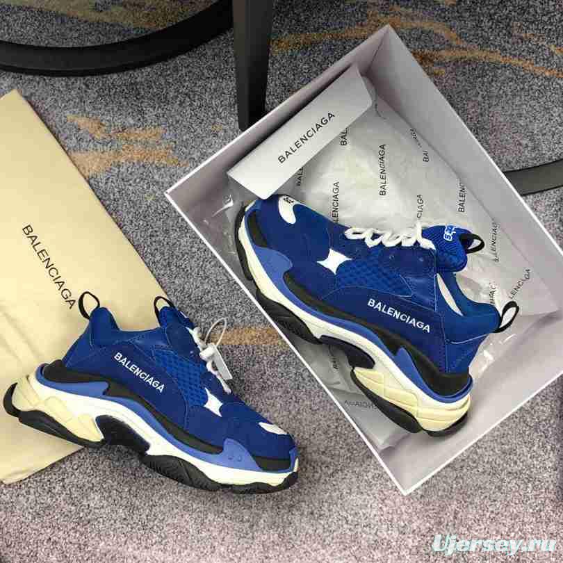 Men Balenciaga Triple-S Sneaker Blue