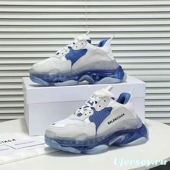 Men/Women Balenciaga Triple-S Sneaker Blue/White Item 6380340