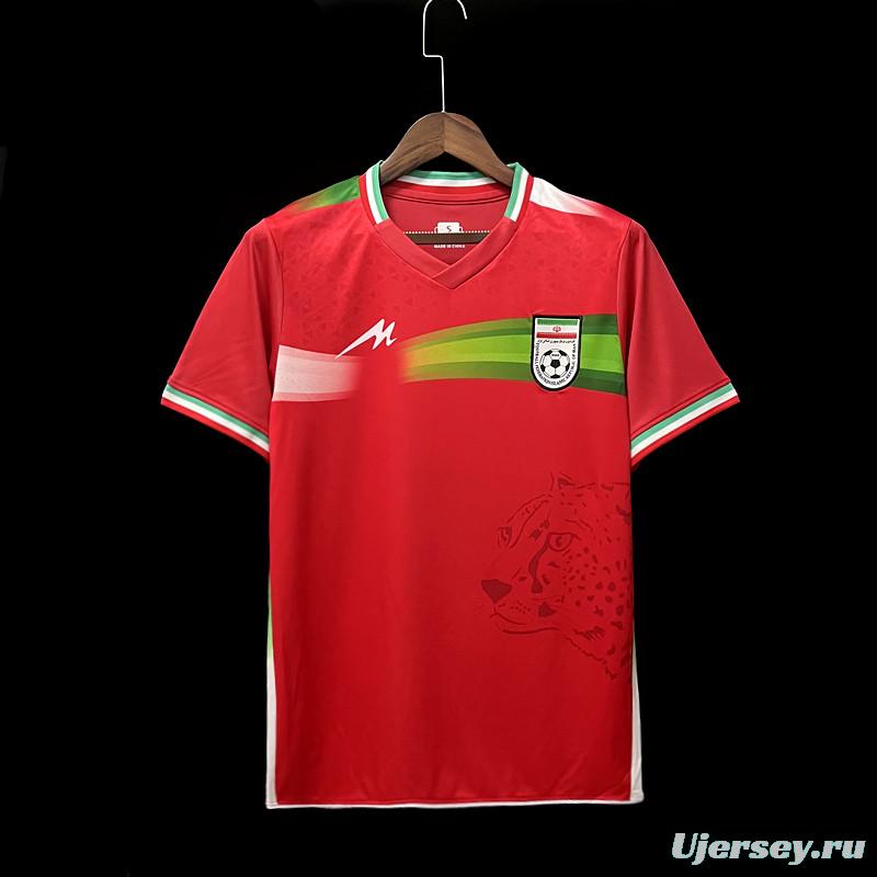 2022 Iran Away Red Jersey