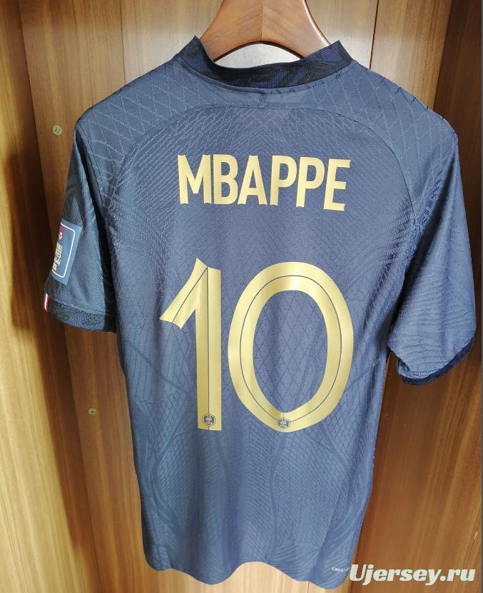 Player Version 2 Stars 2022 France Home Final Match Jersey