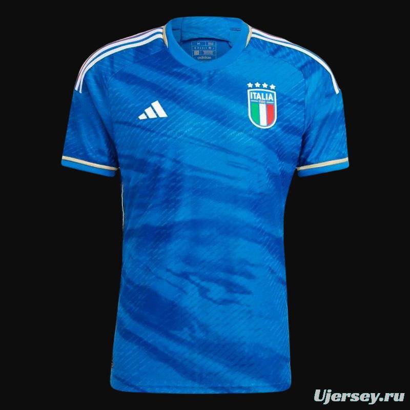 Player Version 2023 Italy Home Jersey