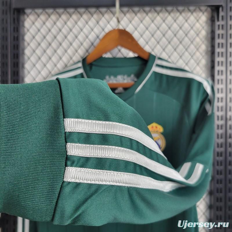 Retro Long Sleeve 2012/13 Real Madrid Third Green Jersey
