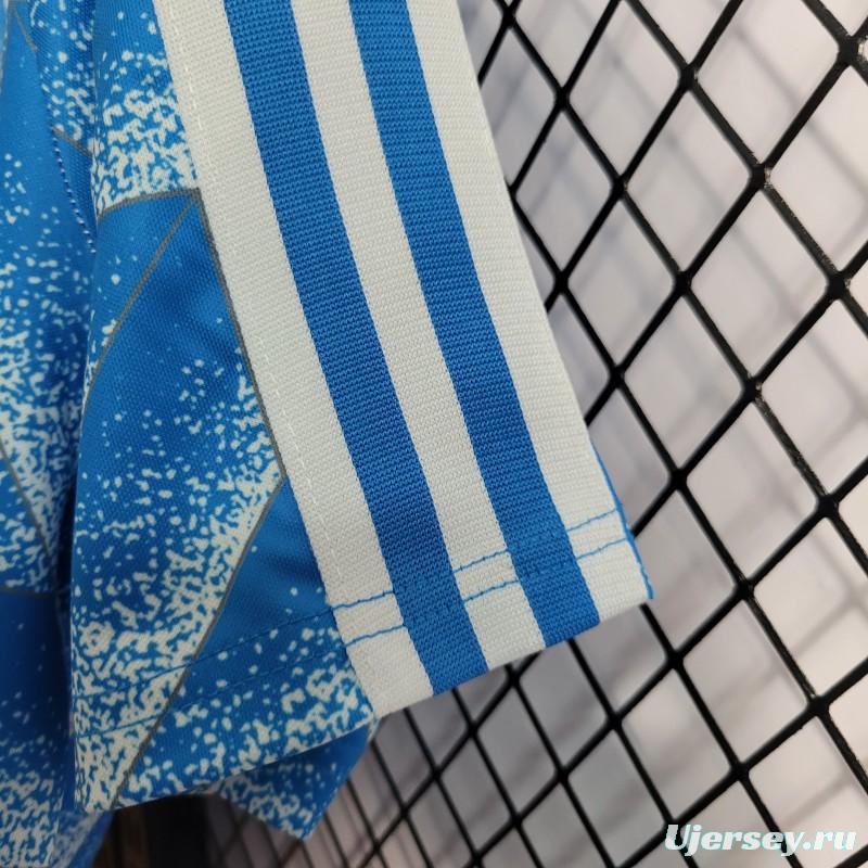 Retro 1988 Netherlands Away Blue Jersey