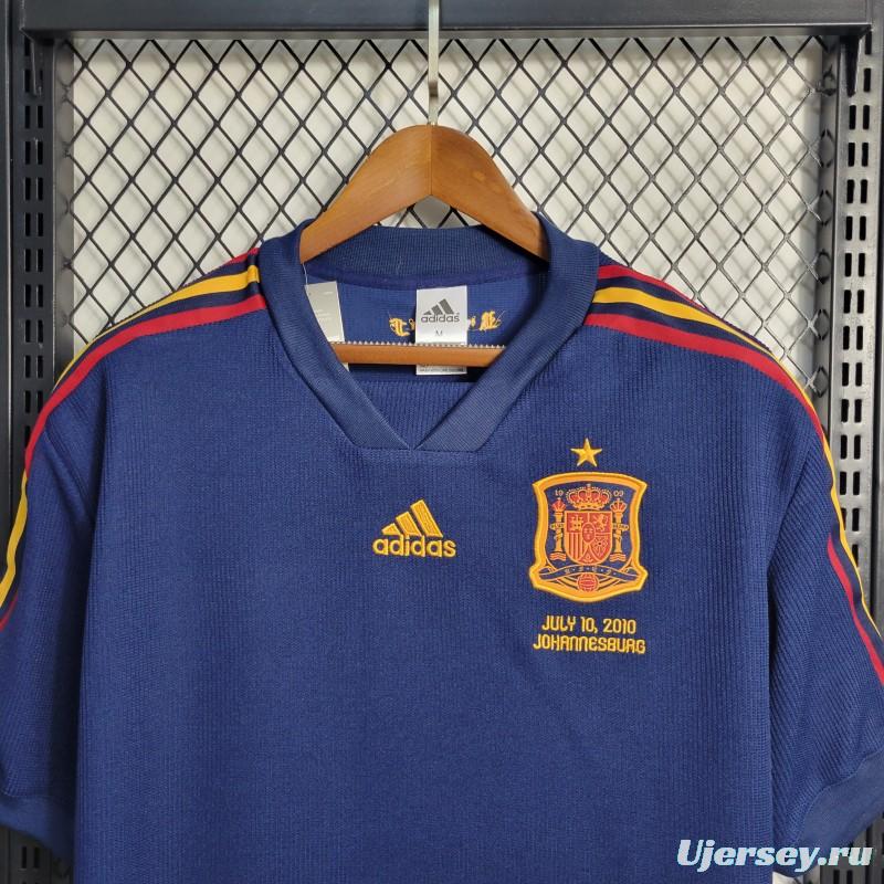 2022 Spain Blue Icon Remake 2010 Season Jersey