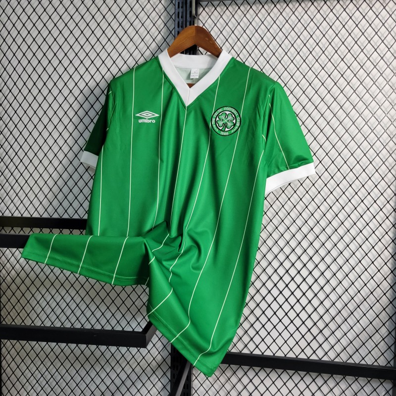 Retro 1984/86 Celtics 2 Away Game Soccer Jersey