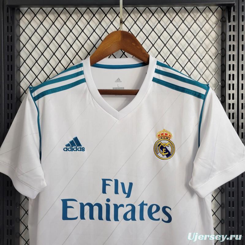 Retro 17/18 Real Madrid Home Jersey