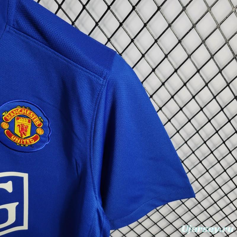 Retro 08/09 Manchester United Third Blue Jersey