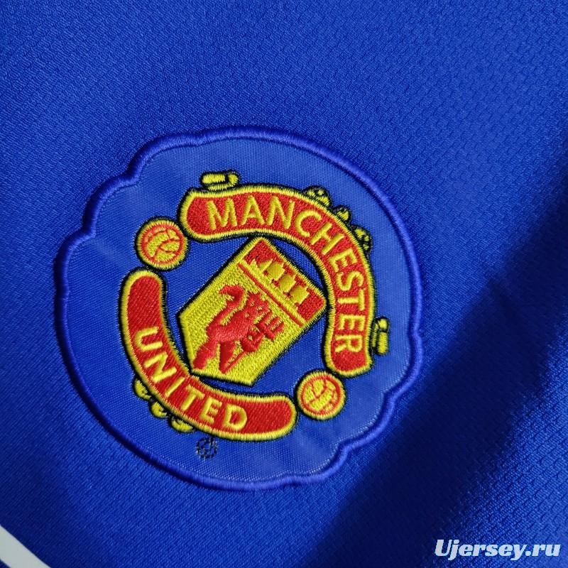 Retro 08/09 Manchester United Third Blue Jersey