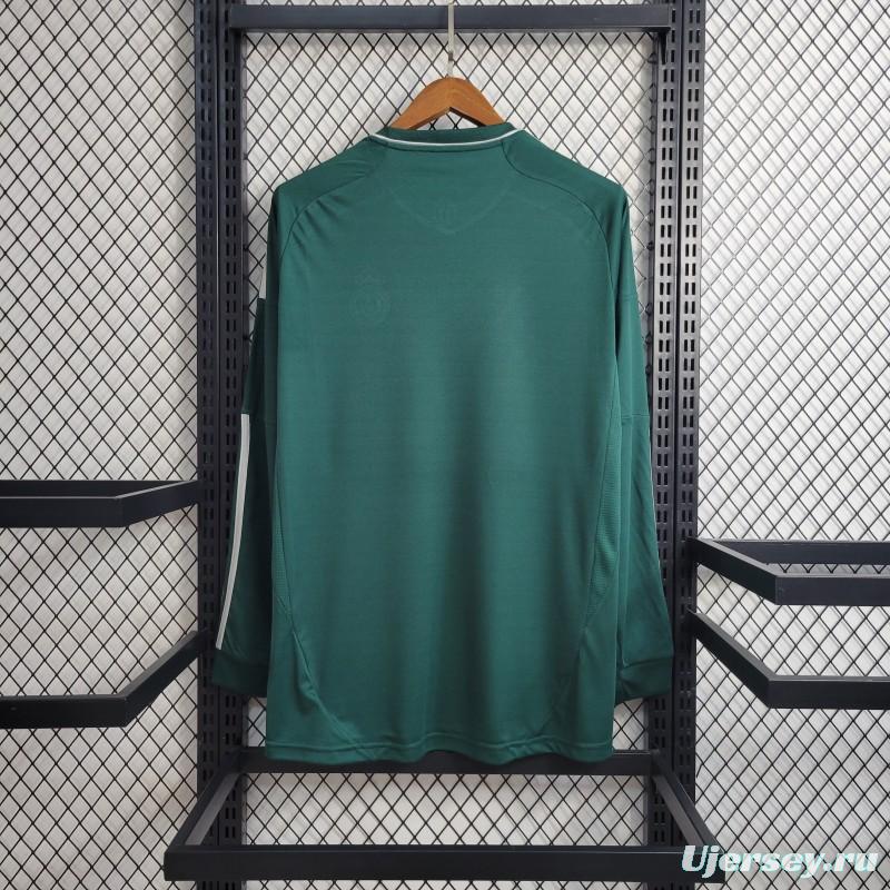 Retro Long Sleeve 2012/13 Real Madrid Third Green Jersey