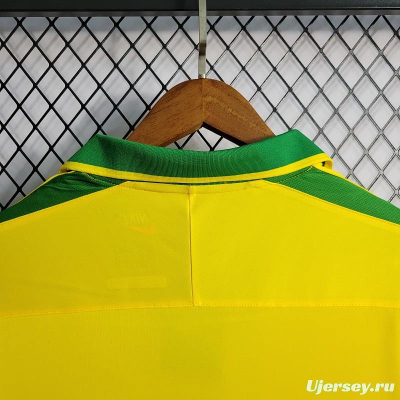 Retro 1997 Brazil Home Jersey