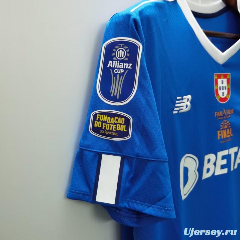 22/23 Porto Home Final Four Allianz Cup Jersey With Full Patch