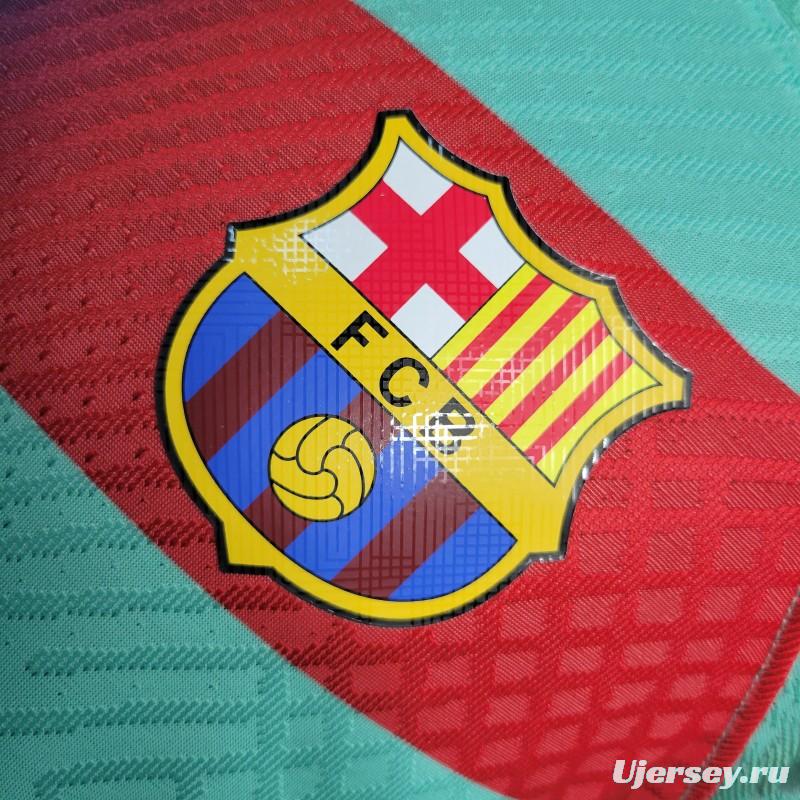 Player Version 23-24 Barcelona Green Special Jersey