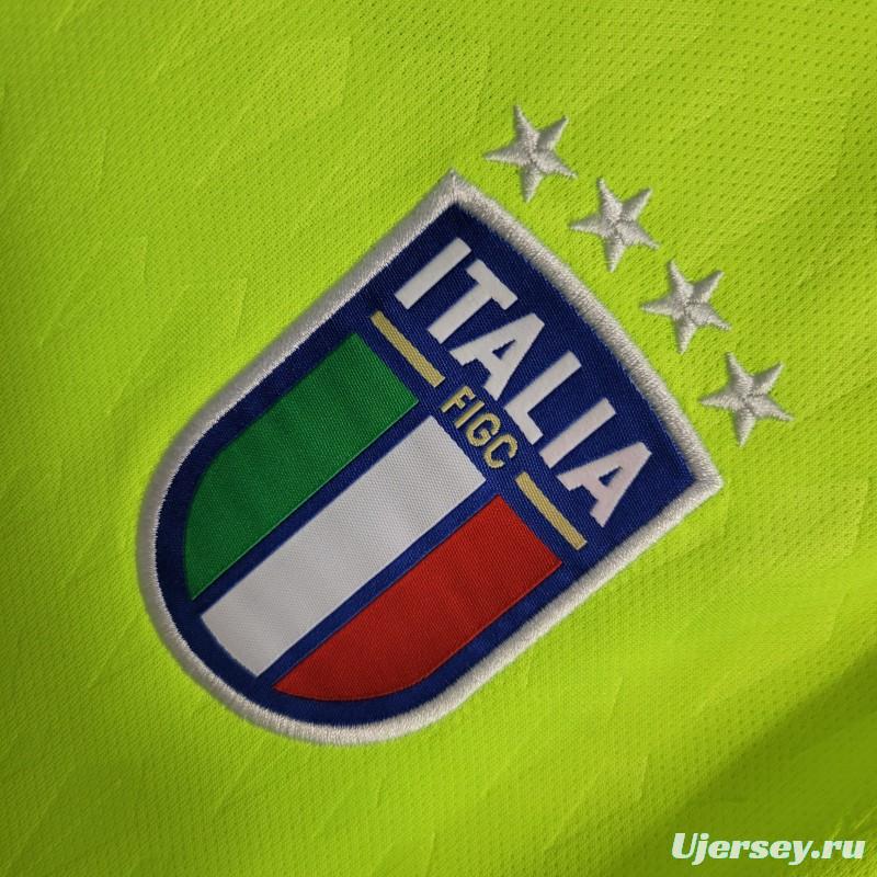 23-24 Italy Goalkeeper Green Jersey