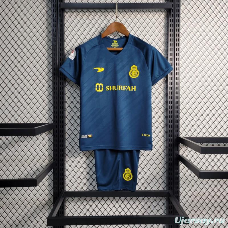 22-23 Kids Al-Nassr FC Away Jersey Size 16-28