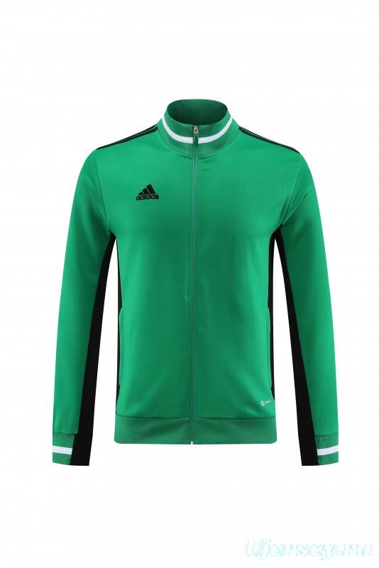 2023 Adidas Green Black Full Zipper Jacket +Pants