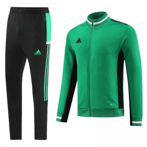 2023 Adidas Green Black Full Zipper Jacket +Pants