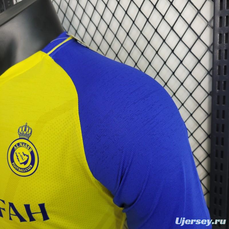 Player Version 23-24 Al-Nassr FC Home Jersey