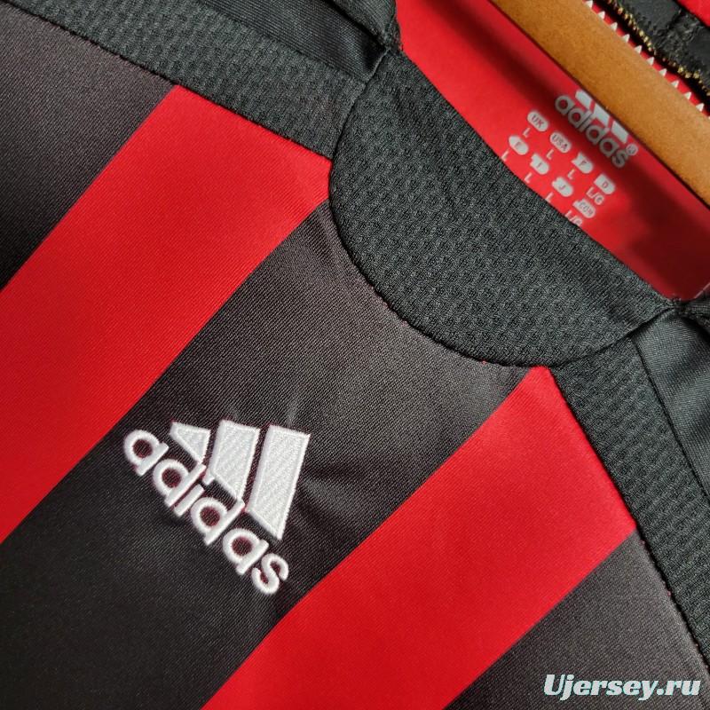 Retro Long Sleeve 2006-07 AC Milan Home Jersey