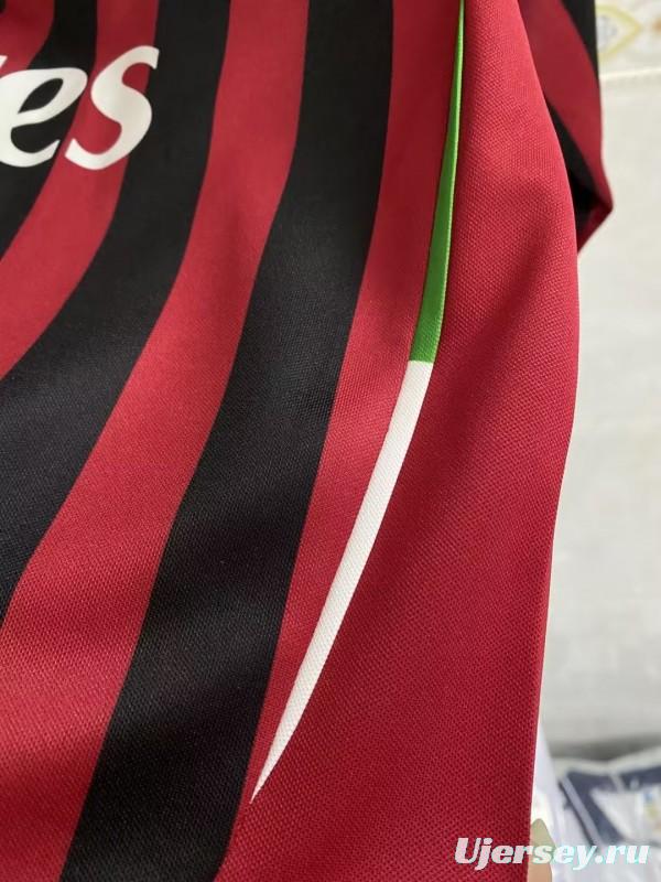 Retro 11/12 AC Milan Home Long Sleeve Jersey