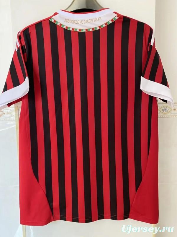 Retro 11/12 AC Milan Home Jersey