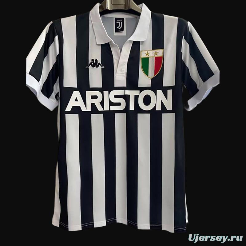 Retro 84/85 Juventus Home Jersey