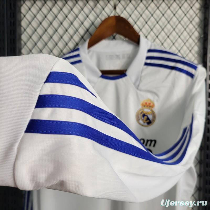 Retro Long Sleeve 10-11 Real Madrid Home Jersey